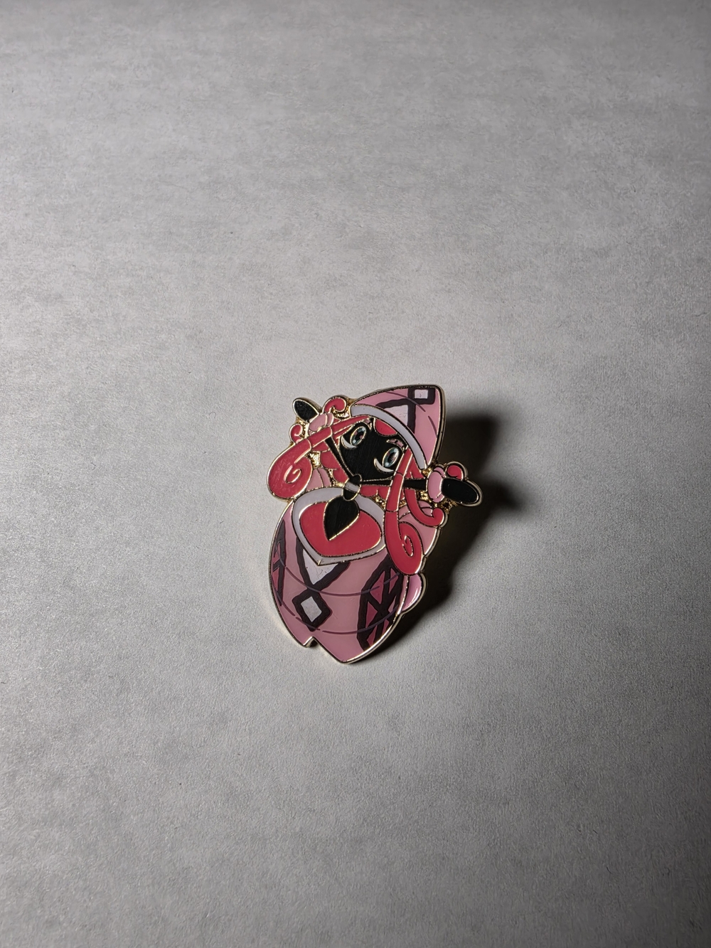 Pokemon Pink & Black Tapu Lele Enamel Pin